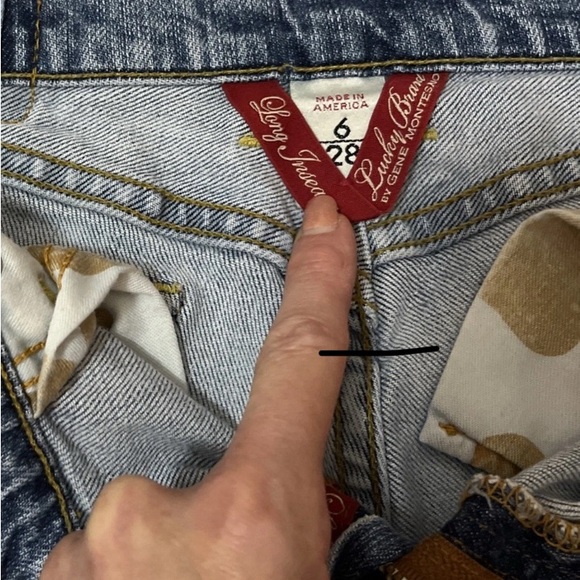 Lucky Brand Classic Rider Flare Jeans Size 6/28 - Picture 4 of 11